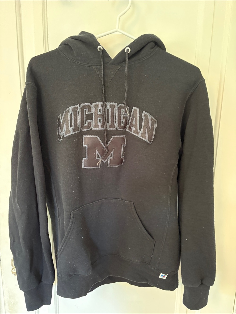Michigan Collegiate Black Pullover Hoodie